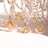 گردنبند ازادی و 3 رشته طلای سفید